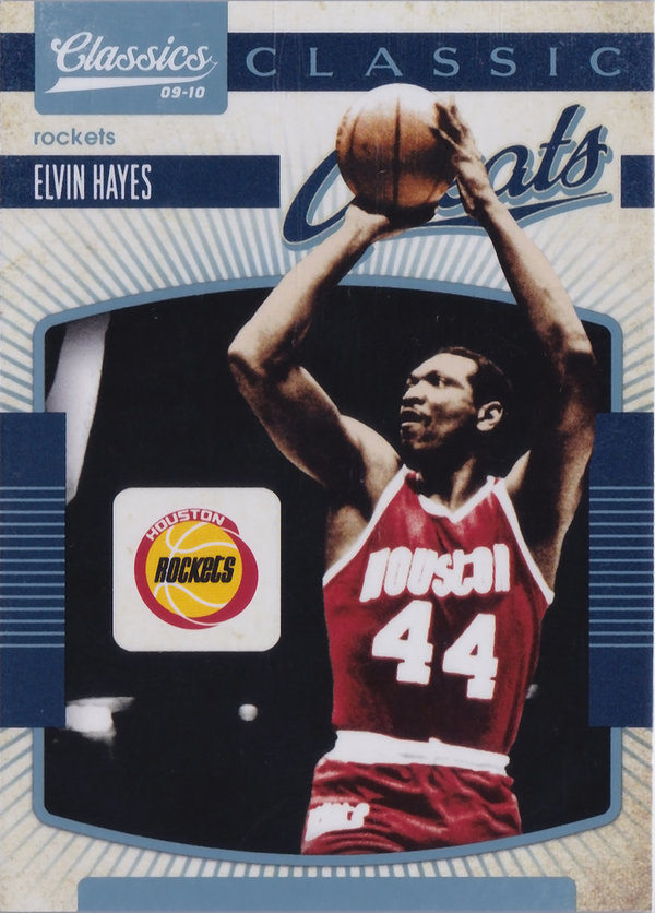 2009-10 Classics Classic Greats Platinum #8 Elvin Hayes /25 Rockets!