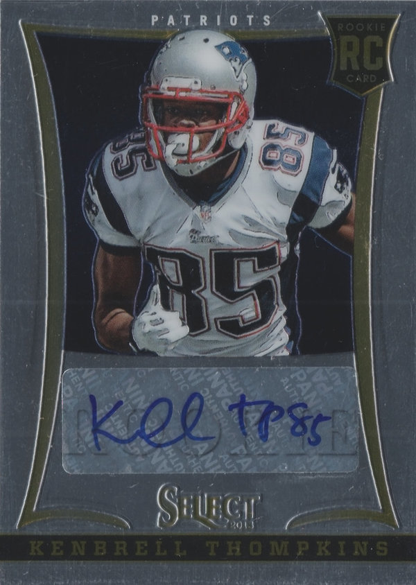 2013 Select Rookie Autographs #270 Kenbrell Thompkins AUTO /499 Patriots!