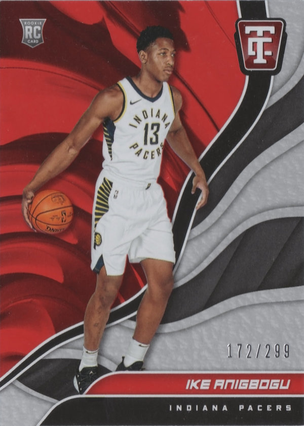 2017-18 Totally Certified #135 Ike Anigbogu RC /299 Pacers!