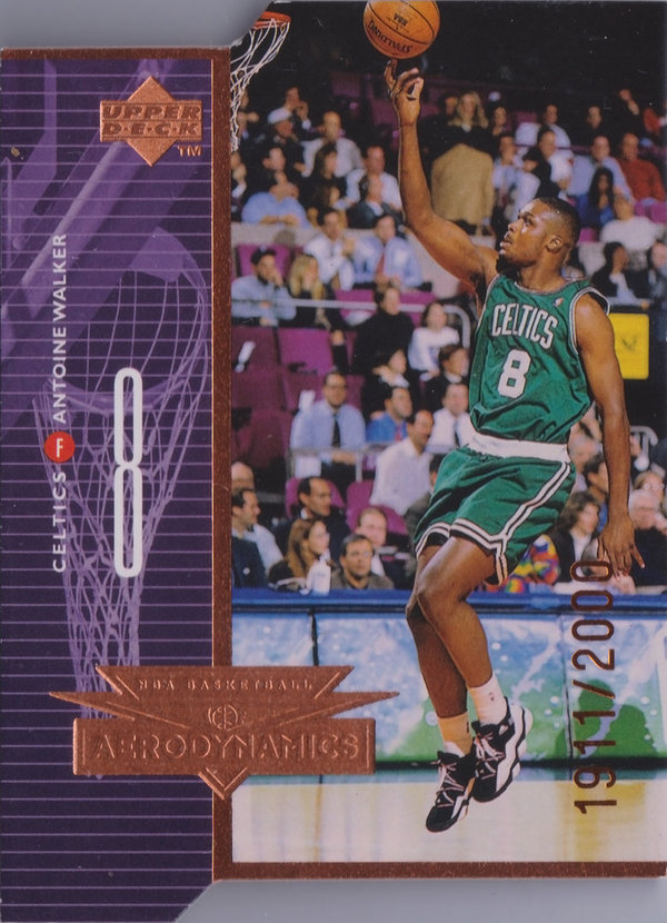 1998-99 Upper Deck AeroDynamics Bronze #A25 Antoine Walker /2000 Celtics!