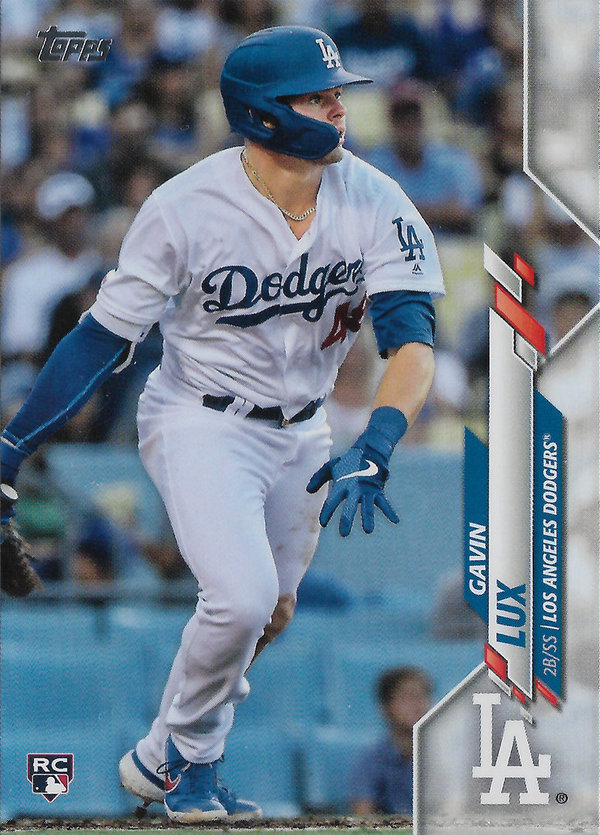 2020 Topps #292 Gavin Lux RC Dodgers!