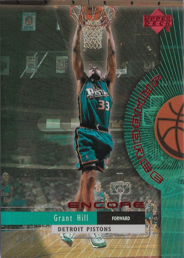 1999-00 Upper Deck Encore Jamboree #J13 Grant Hill Pistons!