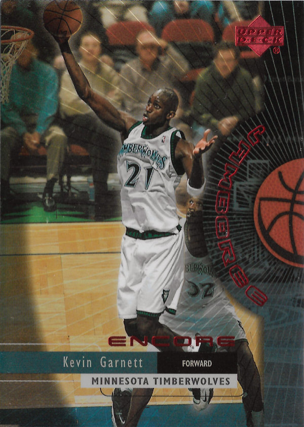 1999-00 Upper Deck Encore Jamboree #J3 Kevin Garnett Timberwolves!