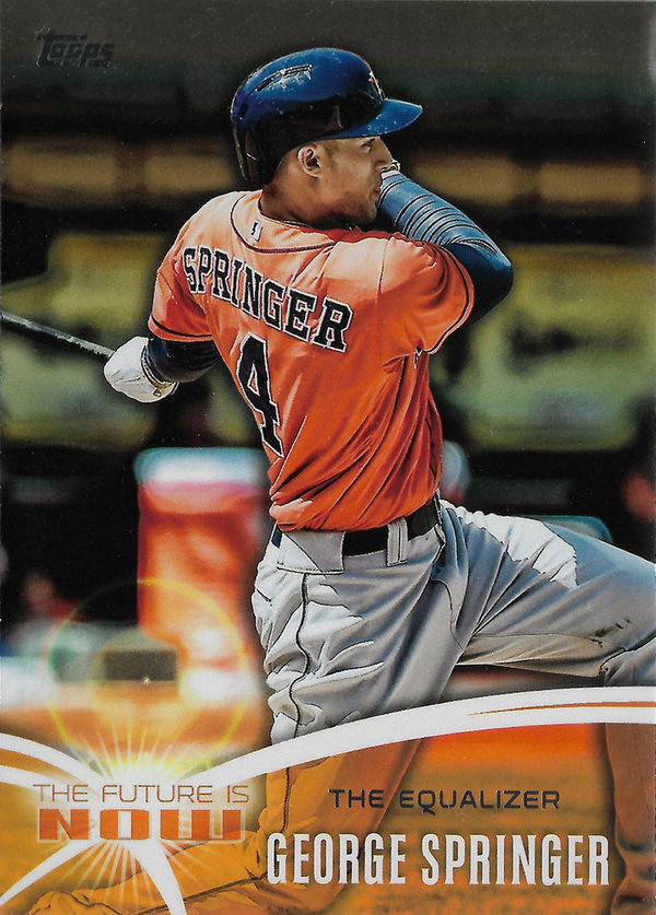 2014 Topps The Future is Now #FNGS2 George Springer UPD Astros!