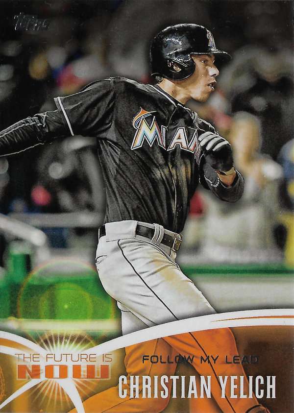 2014 Topps The Future is Now #FNCY3 Christian Yelich UPD Marlins!