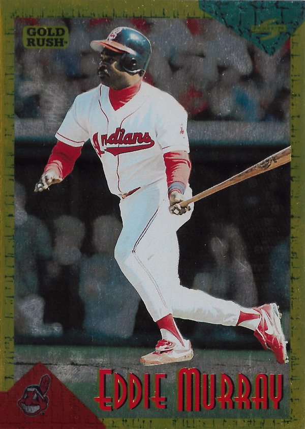 1994 Score Rookie/Traded Gold Rush #RT5 Eddie Murray Indians!