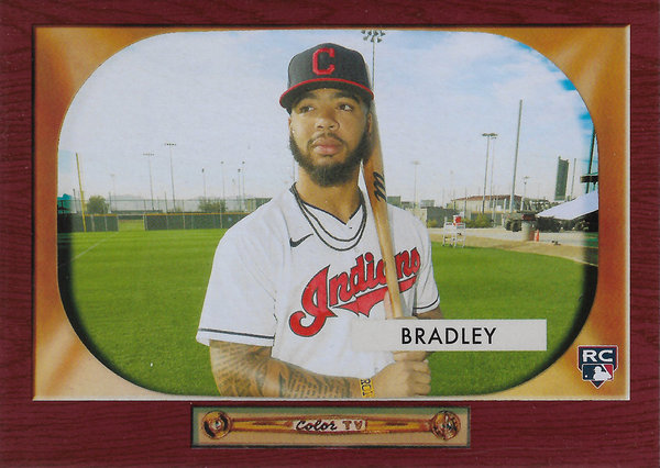 2020 Topps Archives '55 Bowman Archives #B5516 Bobby Bradley Rookie Indians!