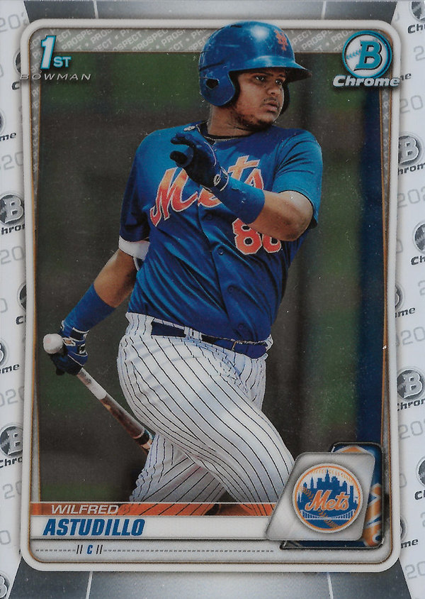 2020 Bowman Chrome Prospects #BCP37 Wilfred Astudillo Mets!