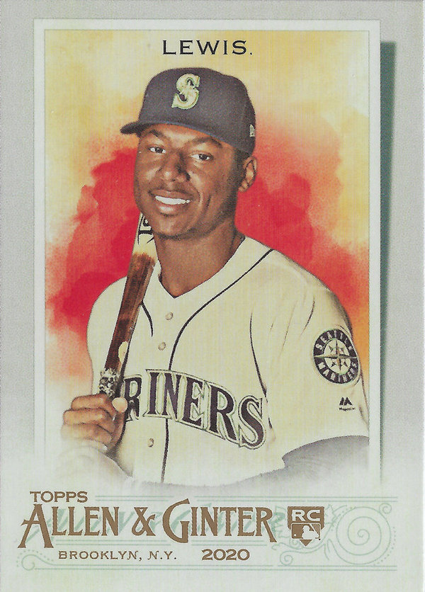 2020 Topps Allen and Ginter #159 Kyle Lewis RC Mariners!