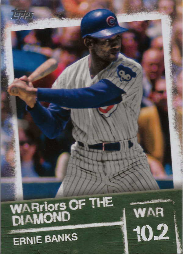 2020 Topps Warriors of the Diamond #WOD34 Ernie Banks Cubs!
