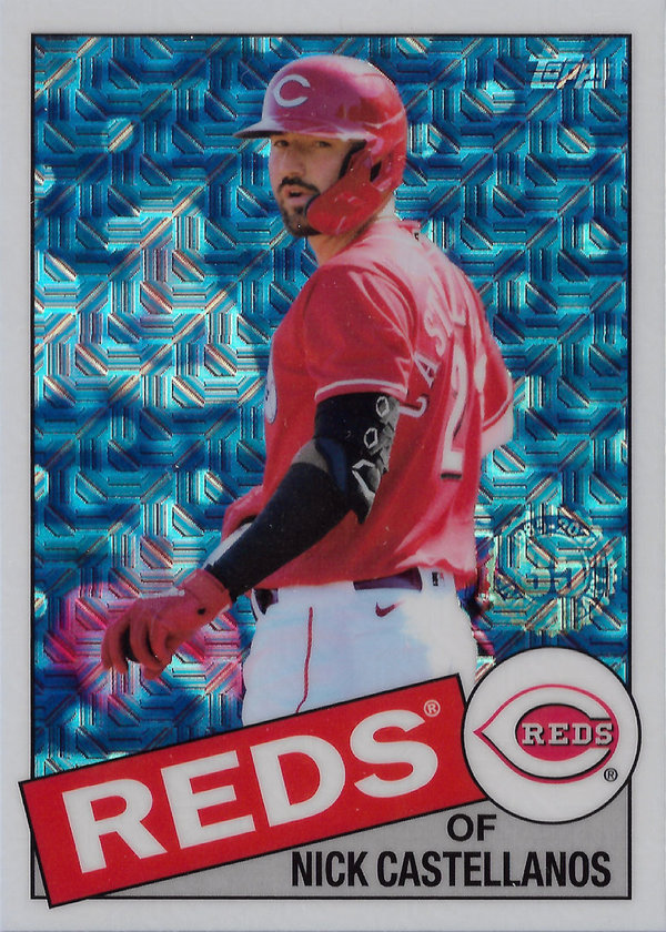 2020 Topps Update '85 Topps Silver Pack Chrome #CPC12 Nick Castellanos Reds!