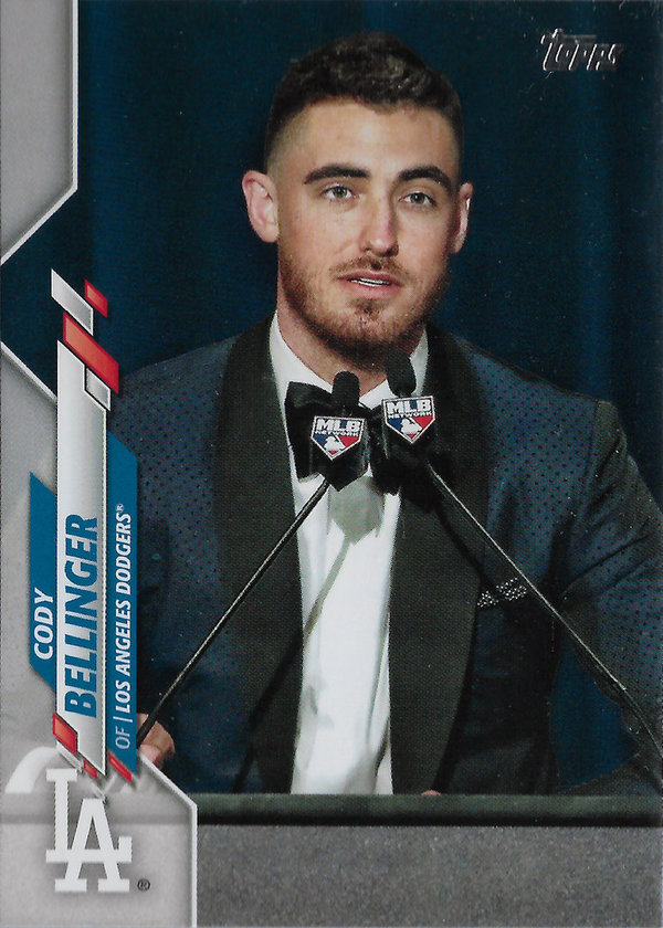 2020 Topps Update Photo Variations #U80A Cody Bellinger/at podium SP Dodgers!