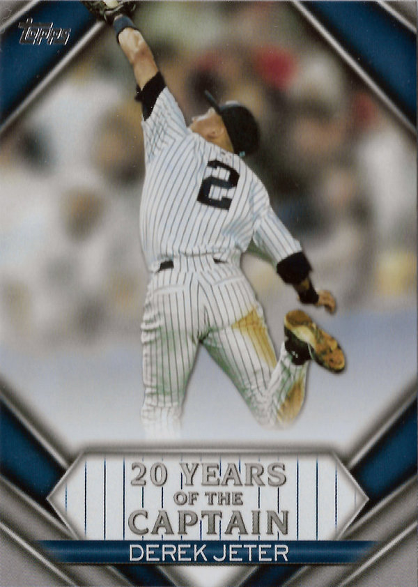 2020 Topps Update 20 Years of The Captain #YOC04 Derek Jeter Yankees!