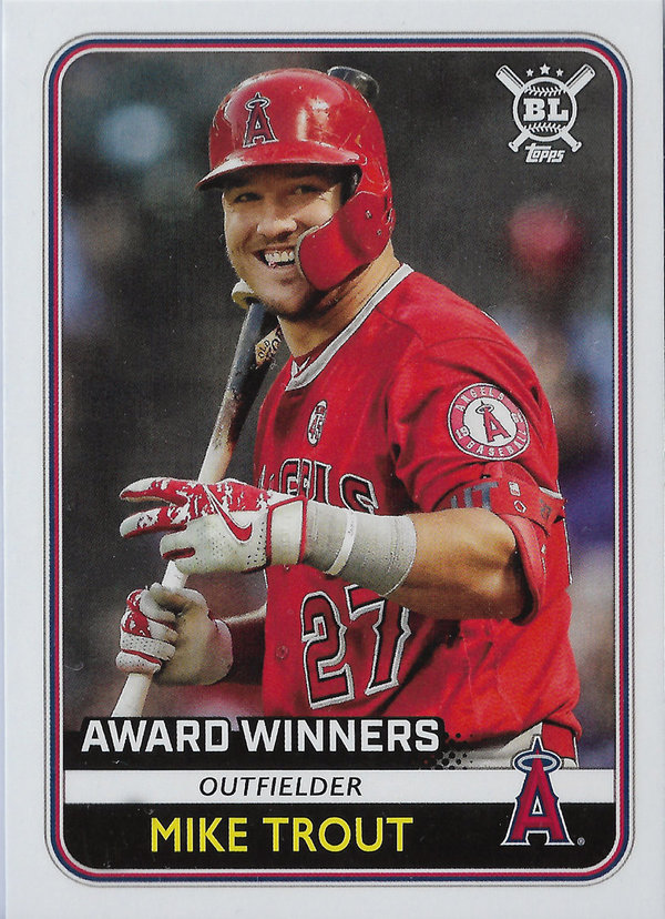 2020 Topps Big League #274 Mike Trout AW Angels!