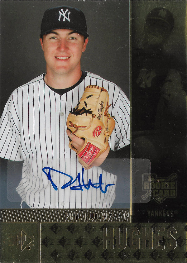 2007 SP Rookie Edition Autographs #142 Phil Hughes SP AUTO Yankees!