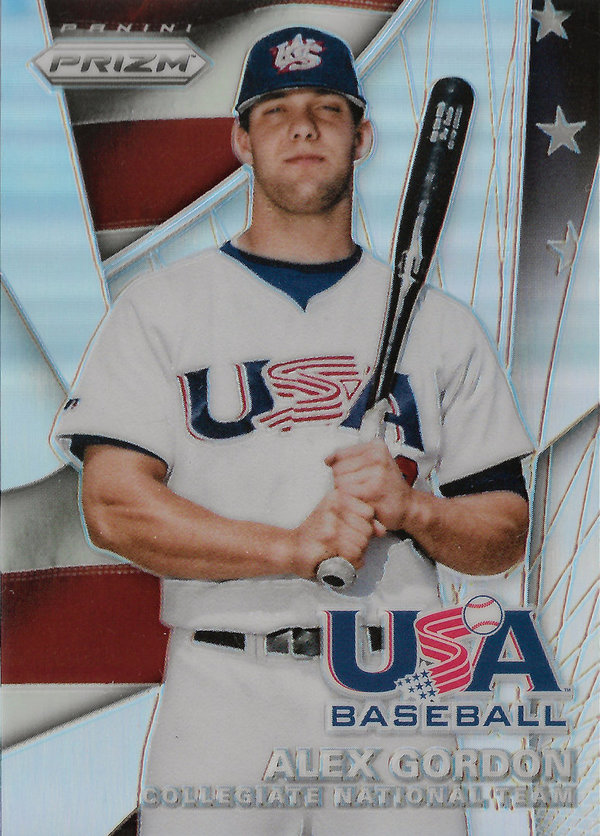 2015 Panini Prizm USA Baseball Prizms #7 Alex Gordon