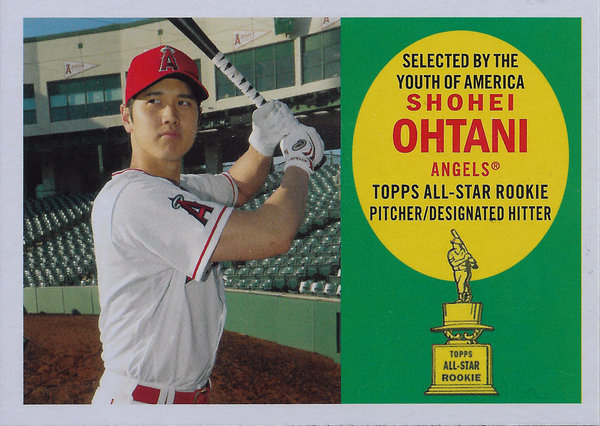 2020 Topps Archives '60 Topps All-Star Rookies #60ARSO Shohei Ohtani Angels!