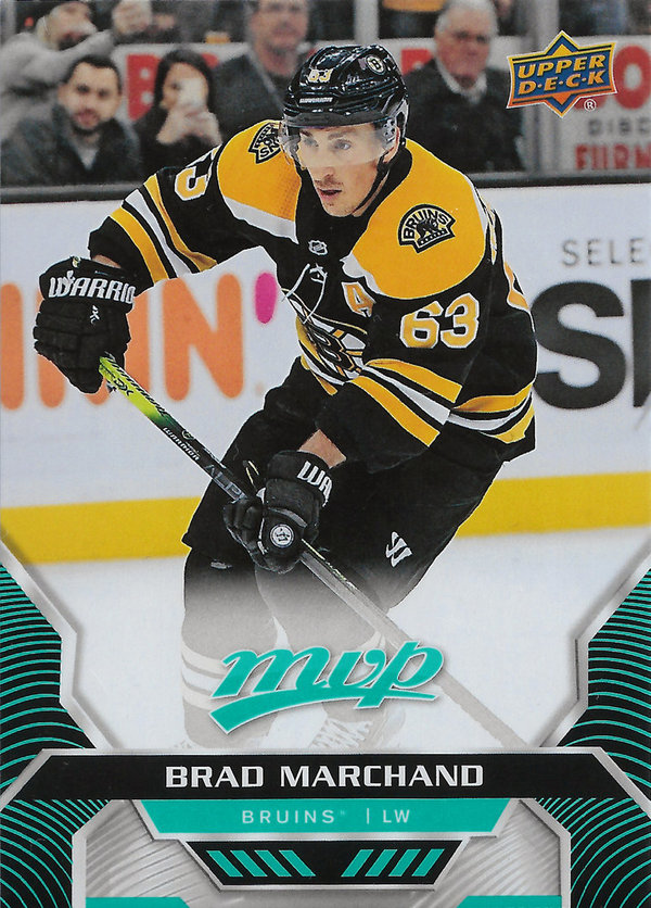 2020-21 Upper Deck MVP #213 Brad Marchand SP Bruins!