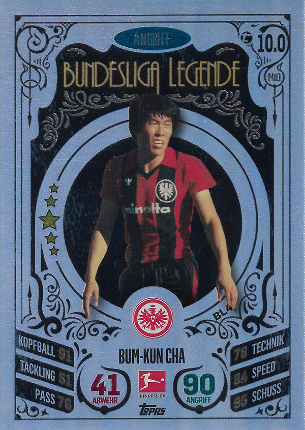 2020-21 Topps Match Attax Bundesliga Legende Bum-Kun Cha Eintracht Frankfurt