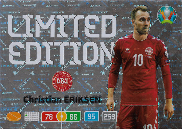 2020 Panini Adrenalyn XL UEFA EURO 2020 Limited Edition Christian Eriksen Dänemark
