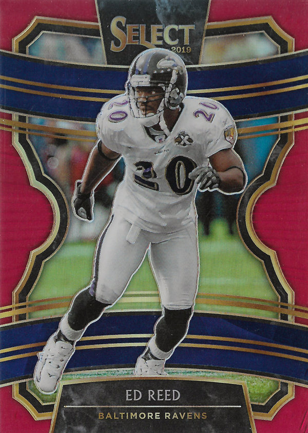 2019 Select Prizm Red #100 Ed Reed /99 Ravens!