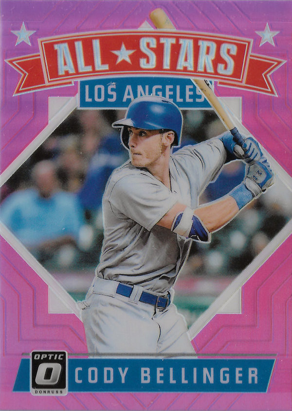 2018 Donruss Optic Pink #172 Cody Bellinger AS Dodgers!