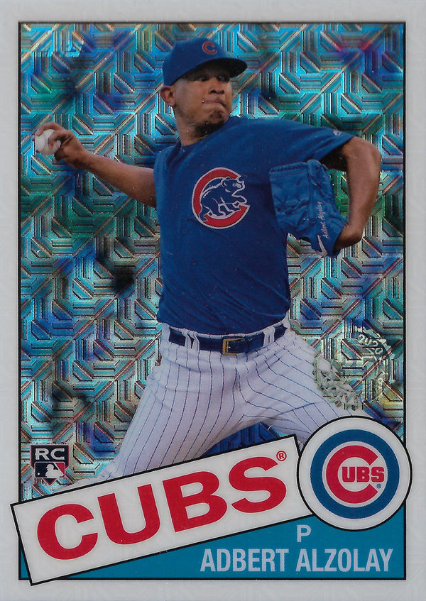 2020 Topps '85 Topps Silver Pack Chrome Series 2 #85TC7 Adbert Alzolay Rookie Cubs!