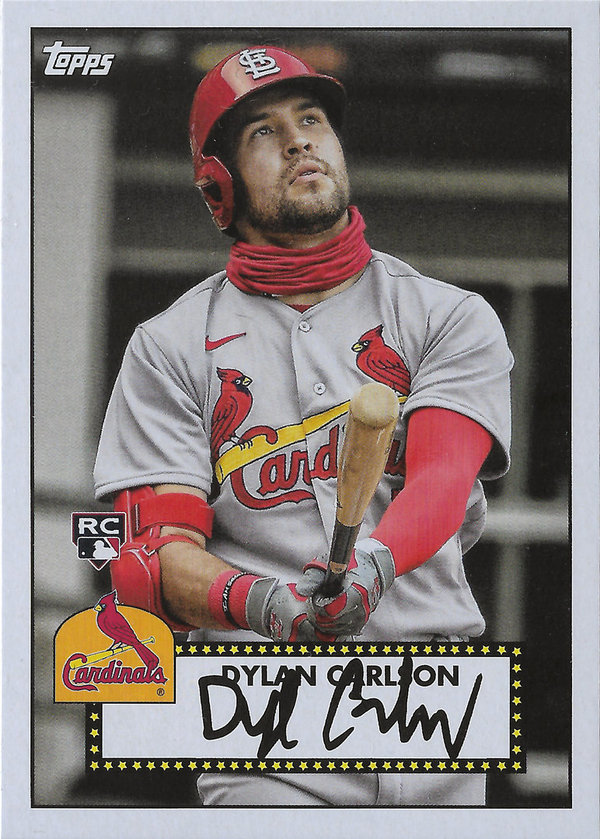 2021 Topps '52 Topps Redux #T5233 Dylan Carlson Rookie Cardinals!