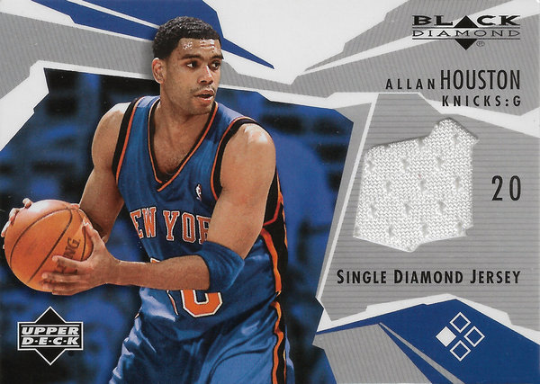2003-04 Black Diamond Jerseys #BDHO Allan Houston Knicks!