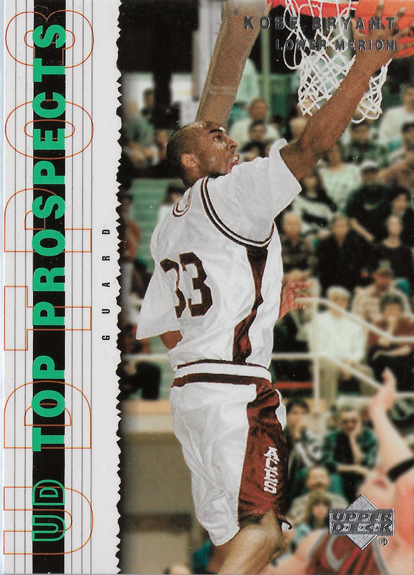 2003-04 UD Top Prospects #2 Kobe Bryant Lower Merion HS