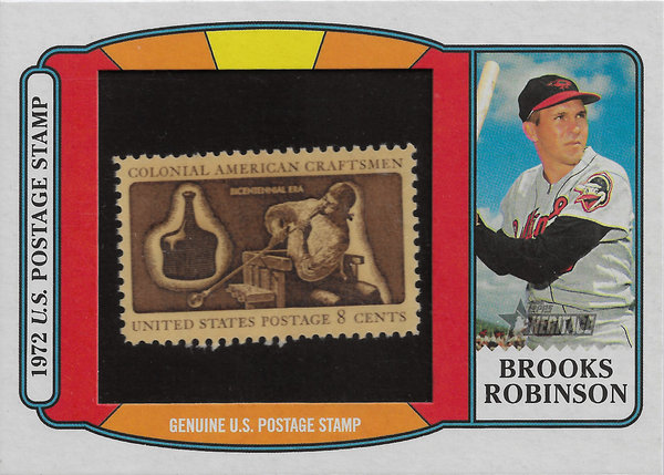 2021 Topps Heritage '72 Postage Stamps #PSRBR Brooks Robinson /50 Orioles!