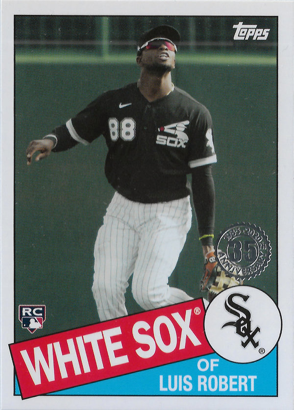 2020 Topps Update '85 Topps #85TB14 Luis Robert Rookie White Sox!