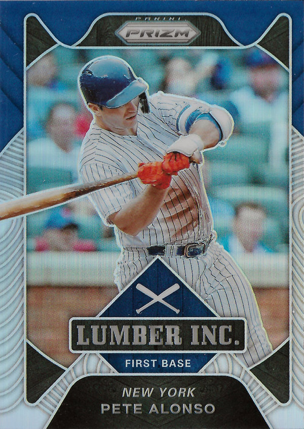 2021 Panini Prizm Lumber Inc. Prizms Silver #1 Pete Alonso Mets!