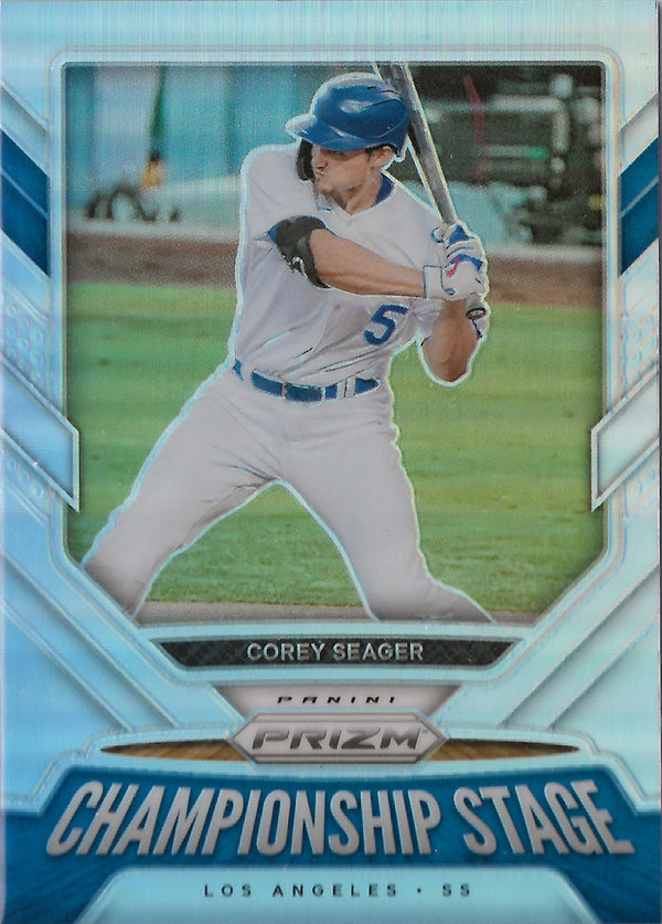 2021 Panini Prizm Championship Stage Prizms Silver #3 Corey Seager Dodgers!