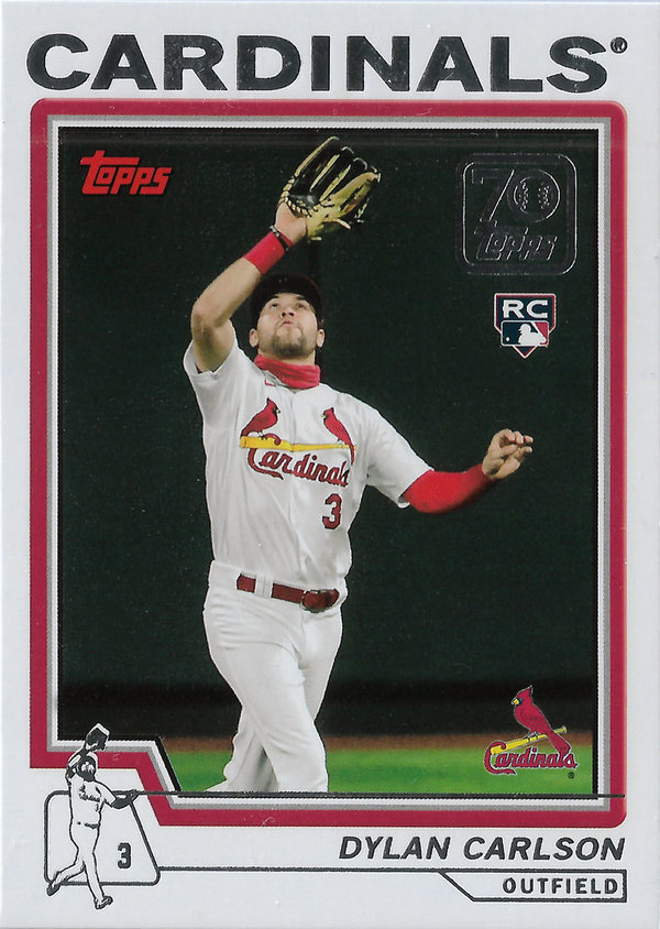 2021 Topps 70 Years of Topps Baseball Series 2 #70YT54 Dylan Carlson Rookie Cardinals!