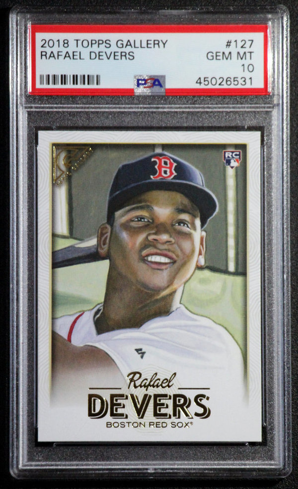 2018 Topps Gallery #127 Rafael Devers RC !!! PSA 10 !!! Red Sox!