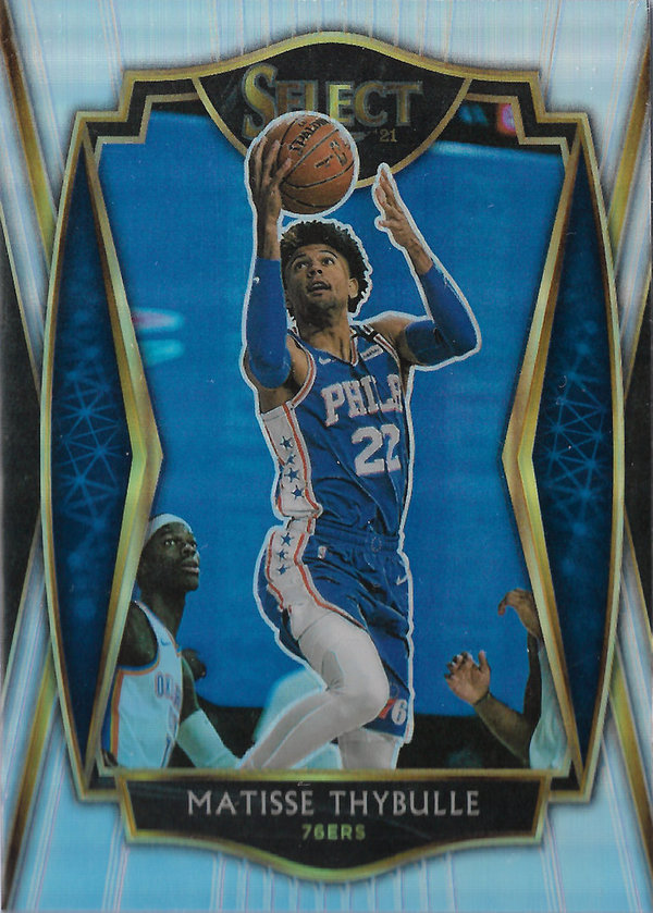 2020-21 Select Prizms Silver #139 Matisse Thybulle 76ers!