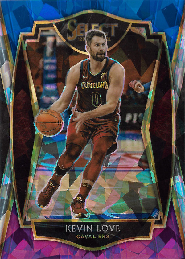 2020-21 Select Prizms Blue White Purple Ice #104 Kevin Love Cavaliers!