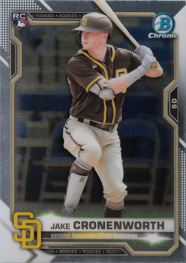2021 Bowman Chrome #68 Jake Cronenworth RC Padres!